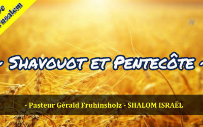 Shavouot et Pentecôte