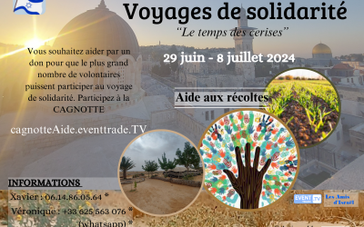 Voyages Solidarite Israel JUIN 2024