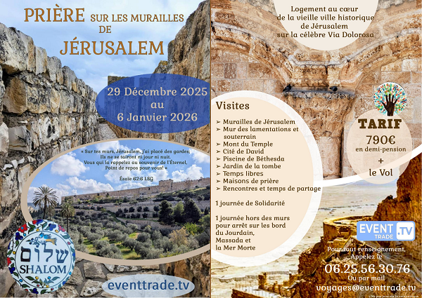 Prière sur les Murailles de Jérusalem